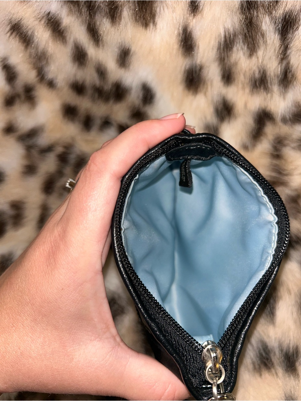 Coach Amanda Black Satin Gathered Wristlet -EUC- - Picture 9 of 15